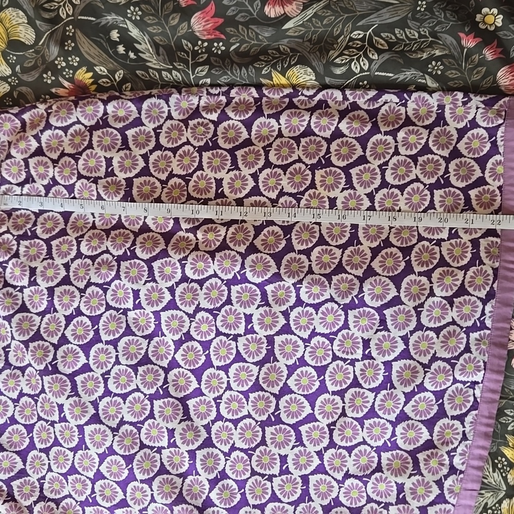 EUC Wms Boden Purple Floral Skirt Size 8 - Picture 8 of 9